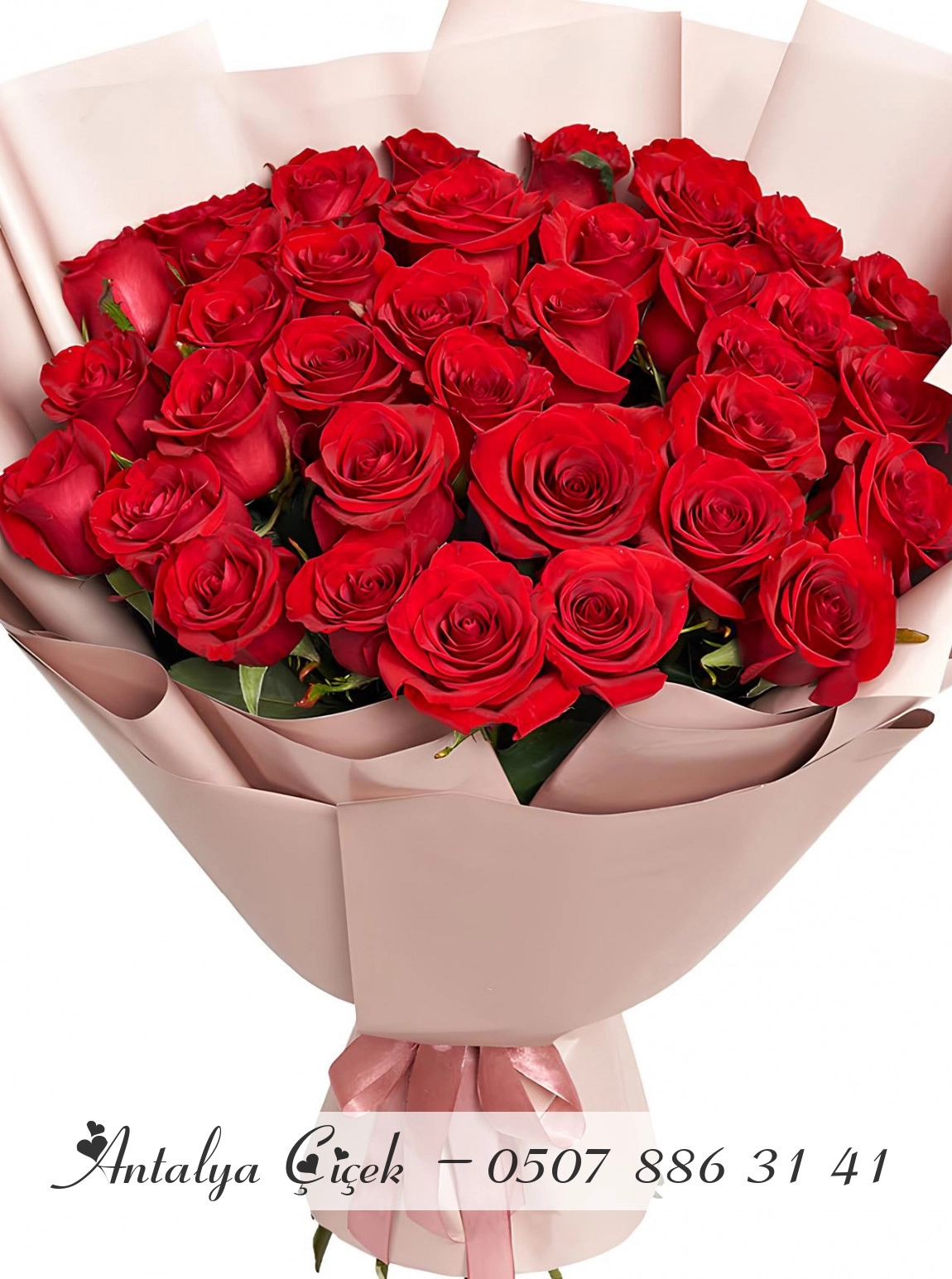 31 Adet Kırmızı Gül Buketi