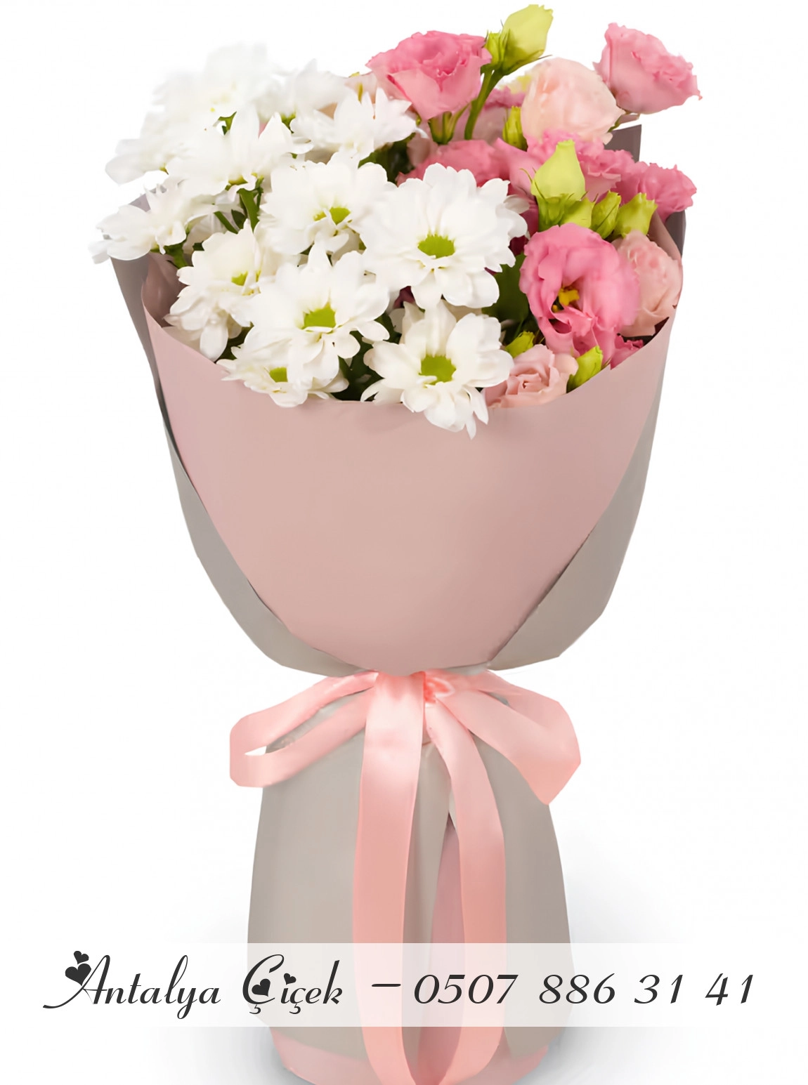 Karanfil Ve Papatya Buketi