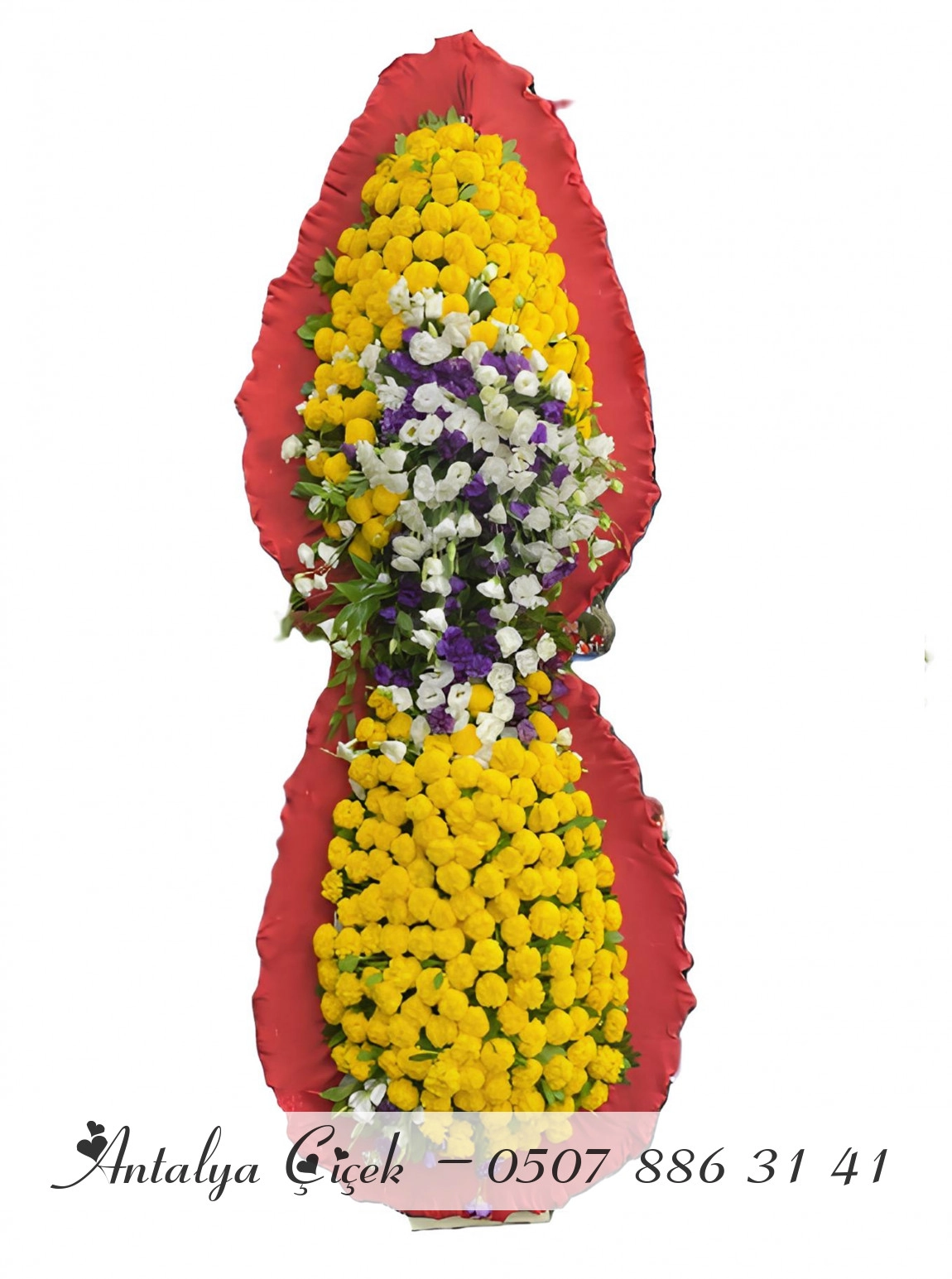 Sarı Ve Kırmızı Çelenk