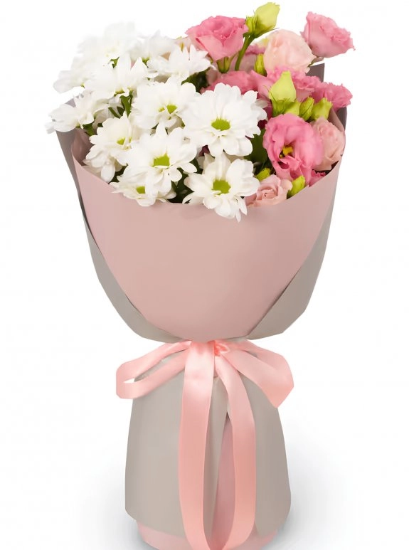 Karanfil Ve Papatya Buketi