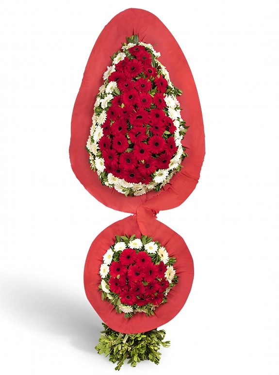 Kırmızı Uygun Fiyatlı Çelenk