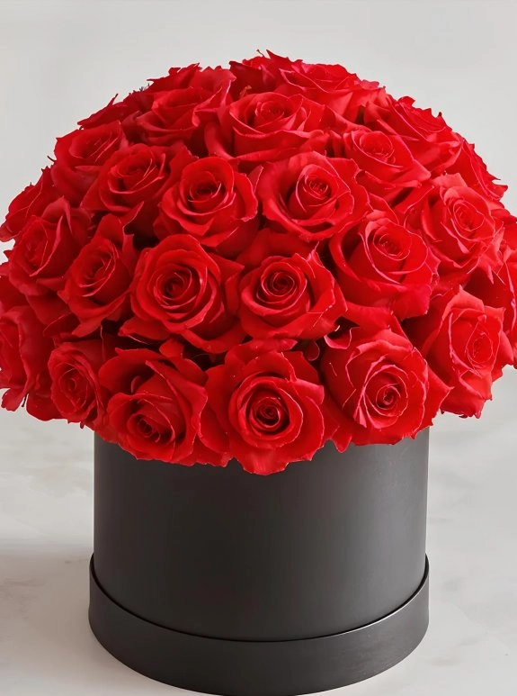 Premium Kutuda 55 Tane Gül